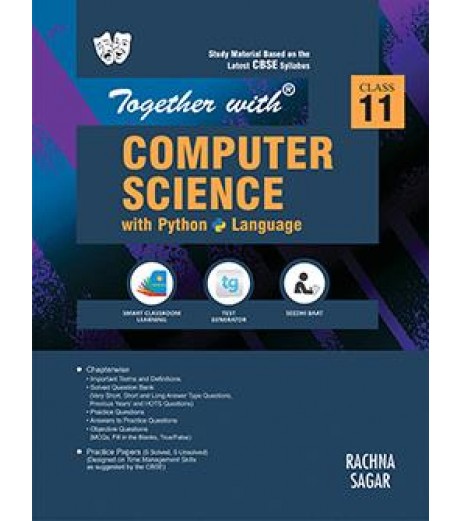 Together With Computer Science with Python Study Material for Class 11 | Latest Edition CBSE Class 11 - SchoolChamp.net